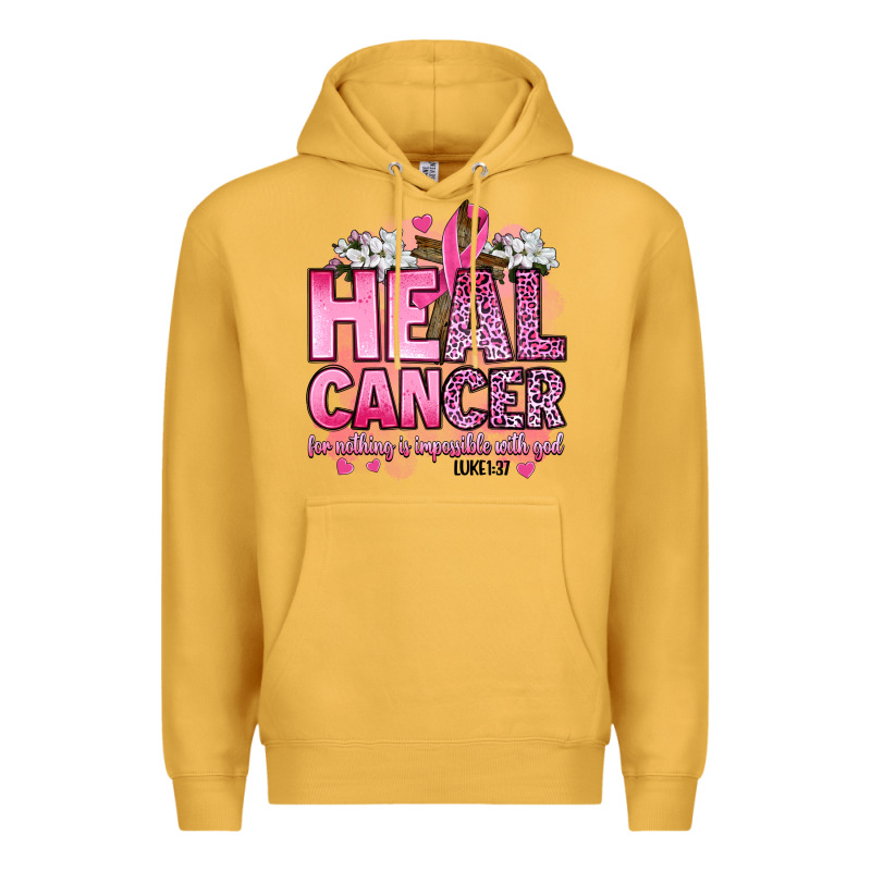 Heal Cancer For Nothing Is Impossible With God Luk Premium Hoodie by Artiststas | Teevron