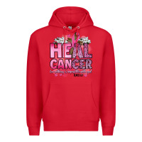 Red heal cancer for nothing is impossible with god luk Premium Hoodie - Artiststas