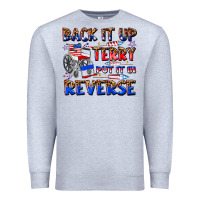 Heather Grey back it up terry put it in reverse billie wilder Premium Sweatshirt - texasbilliewilder