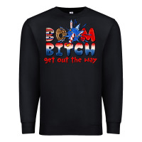 Black boom bitch get out the way Premium Sweatshirt - texasbilliewilder