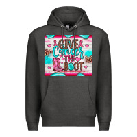 Charcoal Heather give cancer the boot Premium Hoodie - JahusDesignShop