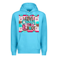 Ocean Blue give cancer the boot Premium Hoodie - JahusDesignShop