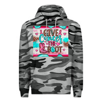 Slate Camo give cancer the boot Premium Hoodie - JahusDesignShop