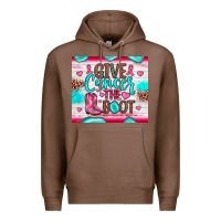 Chestnut give cancer the boot Premium Hoodie - JahusDesignShop
