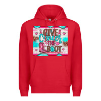 Red give cancer the boot Premium Hoodie - JahusDesignShop