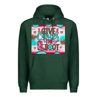 Sports Green give cancer the boot Premium Hoodie - JahusDesignShop
