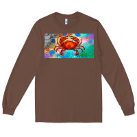 Chestnut crab license plate Long Sleeve Tee - BarkalooDesign