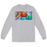 Moon Dust crab license plate Long Sleeve Tee - BarkalooDesign
