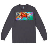 Smoke crab license plate Long Sleeve Tee - BarkalooDesign