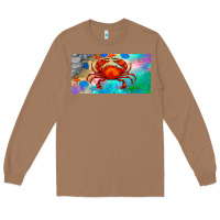 Toasted Coconut crab license plate Long Sleeve Tee - BarkalooDesign