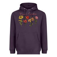 Plum nana's garden Heavyweight Hoodie - MaliasSmallBusiness