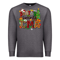 Charcoal Heather santa's favorite cma Premium Sweatshirt - Zillion Design Studio