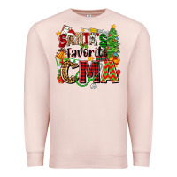 Pale Pink santa's favorite cma Premium Sweatshirt - Zillion Design Studio