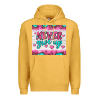 Mustard never give up Premium Hoodie - JahusDesignShop