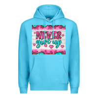 Ocean Blue never give up Premium Hoodie - JahusDesignShop