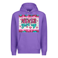 Purple never give up Premium Hoodie - JahusDesignShop