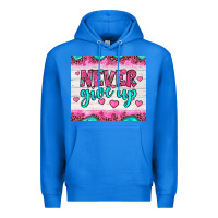 True Royal never give up Premium Hoodie - JahusDesignShop