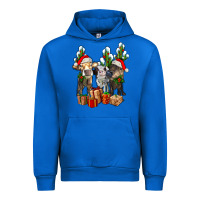 Western Christmas Cows And Cactuses Urban Hoodie | Teevron