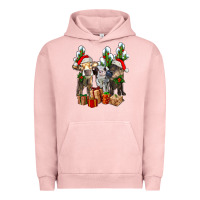 Pigment Salmon western christmas cows and cactuses Urban Hoodie - AdoDesignShop