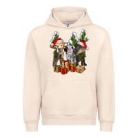 Sandshell western christmas cows and cactuses Urban Hoodie - AdoDesignShop