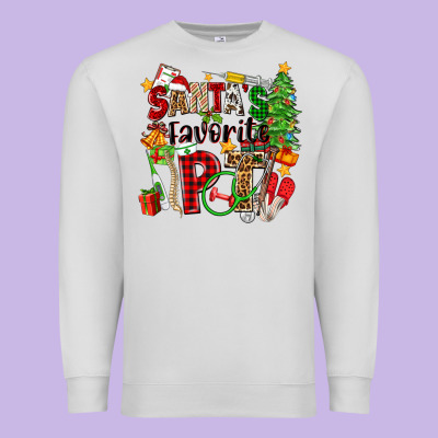 Premium Sweatshirt santa's favorite pt