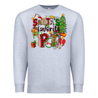 Heather Grey santa's favorite pt Premium Sweatshirt - Zillion Design Studio