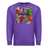 Purple santa's favorite pt Premium Sweatshirt - Zillion Design Studio