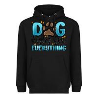 Black dog kisses fix everything Heavyweight Hoodie - MaliasSmallBusiness