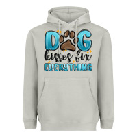 Moon Dust dog kisses fix everything Heavyweight Hoodie - MaliasSmallBusiness
