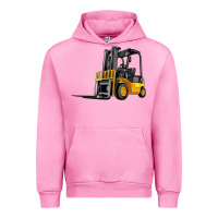 Fuchsia Pink forklift Urban Hoodie - Artiststas