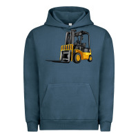 Pigment Midnight Navy forklift Urban Hoodie - Artiststas