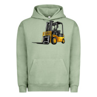 Pigment Oil Green forklift Urban Hoodie - Artiststas