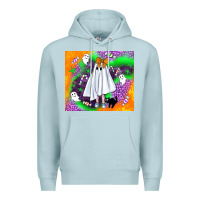 Blue Mist cute ghost halloween tumbler Premium Hoodie - BundleAndBundleShop