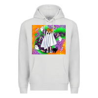 Dove Grey cute ghost halloween tumbler Premium Hoodie - BundleAndBundleShop
