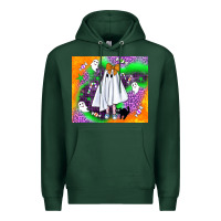 Sports Green cute ghost halloween tumbler Premium Hoodie - BundleAndBundleShop