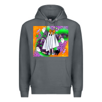 Rock cute ghost halloween tumbler Premium Hoodie - BundleAndBundleShop
