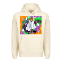 Sandshell cute ghost halloween tumbler Premium Hoodie - BundleAndBundleShop