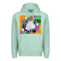 Seafoam cute ghost halloween tumbler Premium Hoodie - BundleAndBundleShop