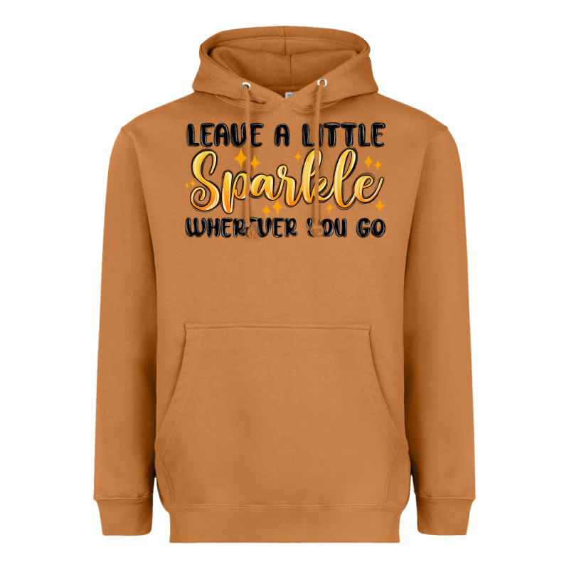 Leave A Little Sparkle Wherever You Go Heavyweight Hoodie by MaliasSmallBusiness | Teevron