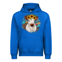 Cobalt western calf Urban Hoodie - JahusDesignShop