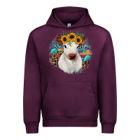 Mauve Wine western calf Urban Hoodie - JahusDesignShop
