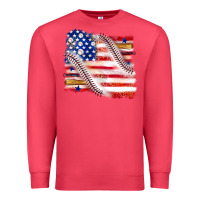 Cardinal baseball american flag Premium Sweatshirt - texasbilliewilder