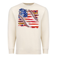 Sandshell baseball american flag Premium Sweatshirt - texasbilliewilder