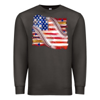 Smoke baseball american flag Premium Sweatshirt - texasbilliewilder