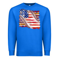 True Royal baseball american flag Premium Sweatshirt - texasbilliewilder