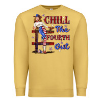 Chill The Fourth Out 4th July Premium Sweatshirt | Teevron