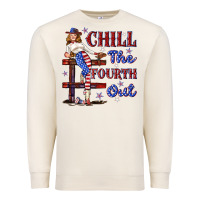 Sandshell chill the fourth out 4th july Premium Sweatshirt - texasbilliewilder