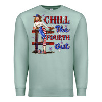 Seafoam chill the fourth out 4th july Premium Sweatshirt - texasbilliewilder