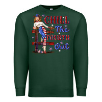 Sports Green chill the fourth out 4th july Premium Sweatshirt - texasbilliewilder