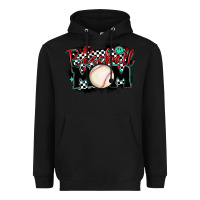 Black baseball mom Heavyweight Hoodie - MaliasSmallBusiness